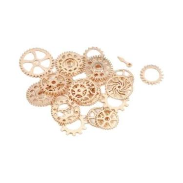 Imagem de Molde De Resina Epóxi Com Engrenagens Metálicas 50g 100g Para Joias DI