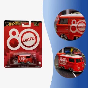 Imagem de Hot Wheels Kool Kombi Pop Culture 80 Anos - Mattel Vermelho