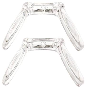 Imagem de 10 Ponte Plaqueta Peça Reposição Nariz Anatômica Silicone óculos grau 