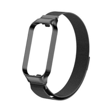Imagem de Pulseira Magnética De Aço Inoxidável Para Xiaomi Mi Band 9 Active - Su
