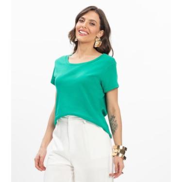 Imagem de Blusa Feminina Infinita Cor Verde, G, Verde