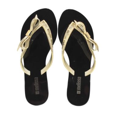 Imagem de Tamanco Melissa Harmonic M Lover Chrome Adulto Preto/Ouro