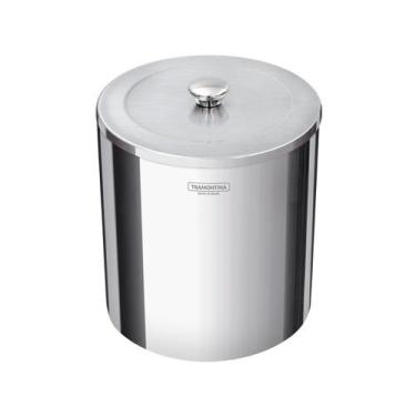 Imagem de Lixeira Tramontina Útil Aço Inox Polido 5 Litros 94540/036