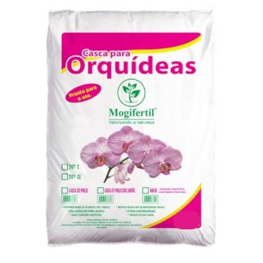 Imagem de Mogifertil Substrato para Orquídeas 1Kg - Casca de Pinus, Carvão Vegetal e Chip de Coco