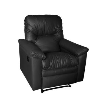 Imagem de Poltrona do Papai Reclinável Moderno 3 Posições Matrix AUDI MX37, Pret