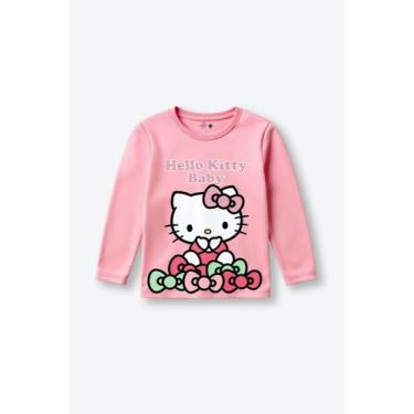 Imagem de Blusa infantil menina Hello Kitty Brandili, 3, Rosa