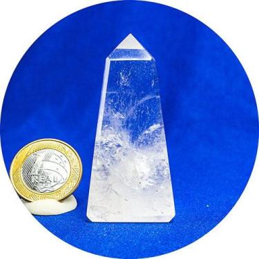 Imagem de Obelisco Quartzo Cristal Pedra Natural 6 a 8 cm 25 a 50 g - Tipo B - C