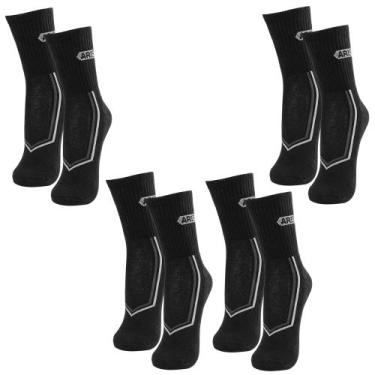 Imagem de Kit 4X Meia Cano Alto AR15 Sport Poliamida Algodão Premium - Preto