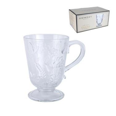 Imagem de Jogo de Canecas Spring 6 Peças 330ml em Vidro Hauskraft