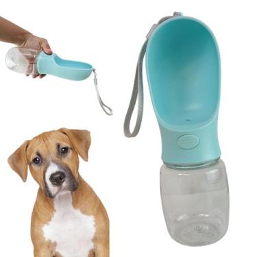 Imagem de Garrafa Agua Bebedouro Pet Cachorro Gato Cao Passeio Animais Estimaçao