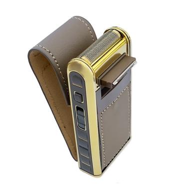 Imagem de Barbeador Elétrico 2 em 1 Kemei RSCW-5500 para Barba e Bigode sem Fio Recarregável Luxo...