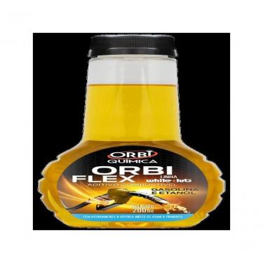 Imagem de Aditivo para Combustível em Motor Flex Aditivo Flex Orbi 200ml para Etanol e Gasolina com Lubrificação Superior Orbi