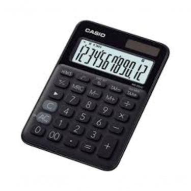 Imagem de Calculadora De Mesa 12 Dígitos Preta - Ms-20uc-bk-w-dc