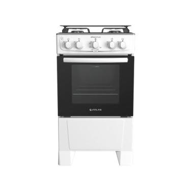 Imagem de Fogão 4 Bocas Atlas Mônaco Plus Branco com Mesa Inox - Bivolt, Branco,