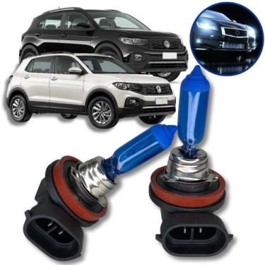 Imagem de Lampadas Super Branca Farol De Milha H8 Vw Volkswagen T-cross Tcross 2