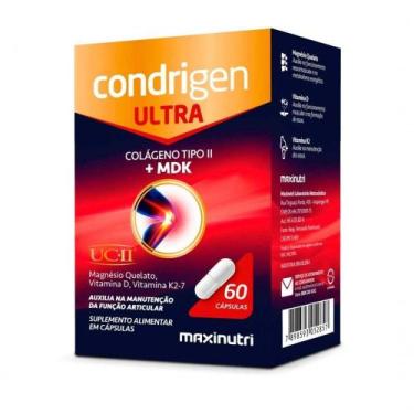 Imagem de Condrigen Ultra Colágeno Tipo Ii + Mdk 60 Caps - MAXINUTRI
