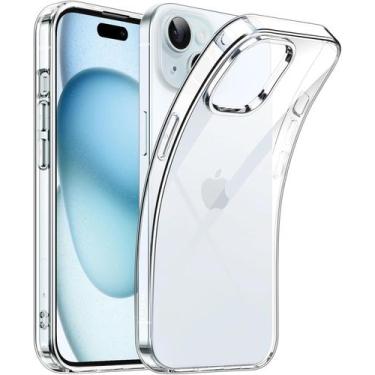 Imagem de Capa Capinha Transparente Fina Para iPhone 15 Plus Pro Max - Danet, Tr