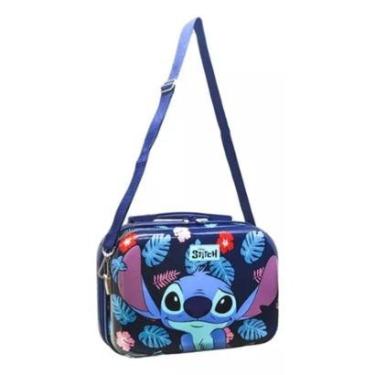 Imagem de Frasqueira Rígida Maleta com Alça Regulável Stitch-Feminino