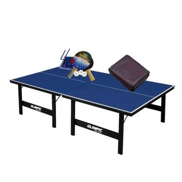 Imagem de MESA PING PONG MDP 12mm Olimpic 1014 + KIT Completo 5031 + Capa
