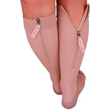 Imagem de Meia Venosan Comfortline Cotton com Algodão e Zíper 20-30 mmhg AD - Pa