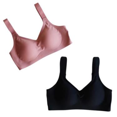 Imagem de Sutiã Comfort UP Confortável Sem Aro Bojo Flexível Fita UP, Preto, PP