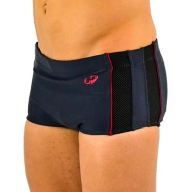 Imagem de Sungão Adulto Xtra Life Com Detalhe E Viés Hammerhead, P, Preto, Verme