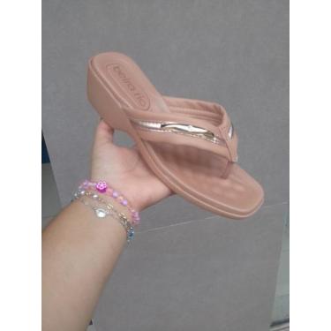 Imagem de Tamanco Beira Rio Nude/Ouro Rosado Ref.: 8527.103, 36