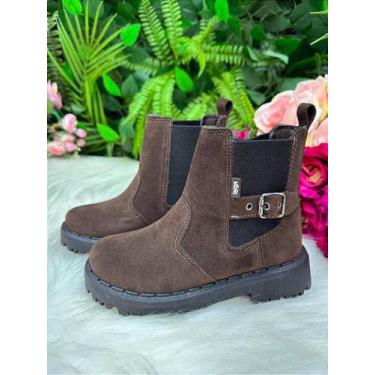 Imagem de Bota Nilqi Mariana Café para Meninas - Conforto e Estilo, Brown, 29