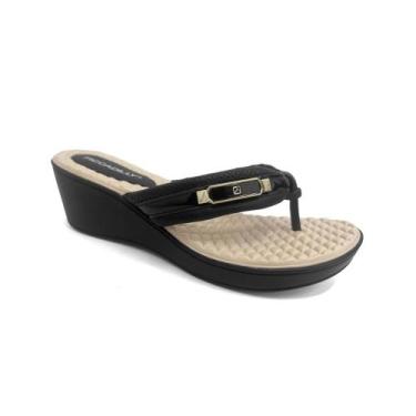 Imagem de Tamanco Piccadilly De Dedo Conforto 540417 Preto, Preto, 37, 540417