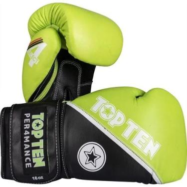 Imagem de Luva de Boxe e Muay Thai 100% couro PREMIUM 4SELECT PERFORMANCE - Top 