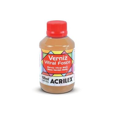 Imagem de Verniz  Vitral Fosco 100ml  Acrilex Kit c/ 2 unidades