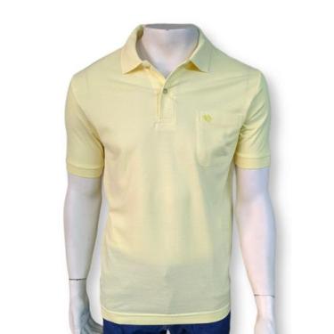 Imagem de Camisa Polo Malha Piquet 1140 com bolso Masculina manga curta ATÉ X3 -