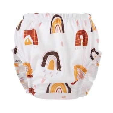 Imagem de Fralda De Natação Respirável Para Bebês Meninos E Meninas, Calça De Na