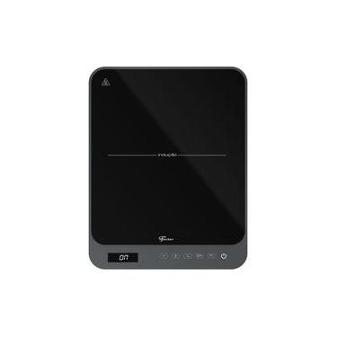 Imagem de Cooktop de Indução Fischer Eiger 1 Boca Vitrocerâmico Portátil Touch Screen Preto Bivolt