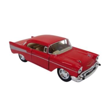 Imagem de Netcar Metal Chevrolet Bel Air 1957 Escala 1/32 - Net Toy, Vermelho