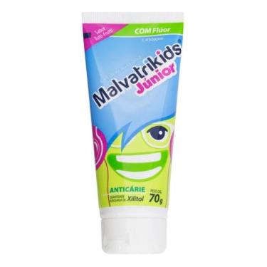 Imagem de Gel Dental Com Flúor Anticárie Tutti Frutti Malvatrikids Júnior Bisnag