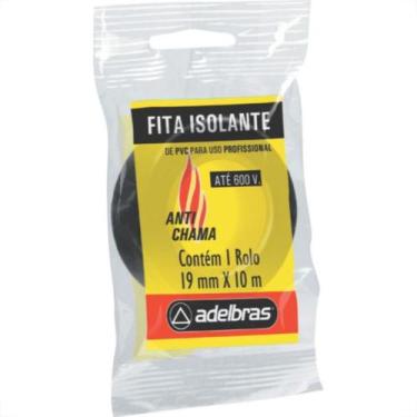 Imagem de Fita Isolante Adelbras 10Mx19Mm Preta
