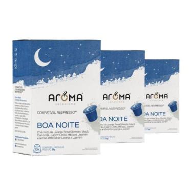 Imagem de 30 Cápsulas de Chá Compatíveis com Nespresso Aroma Boa Noite, Boa Noit