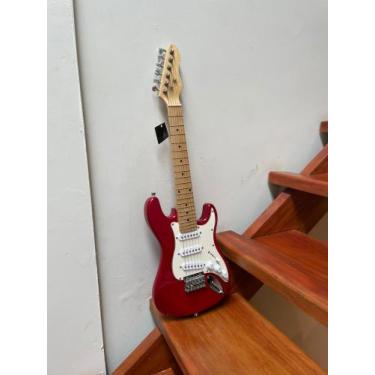 Imagem de Michael guitarra infantil vermelha + bag simples cod 2593