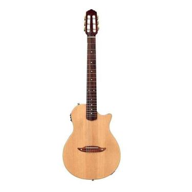 Imagem de Violão Elétrico Giannini Stage STN SPC CEQ Naylon Flat Natural Satin