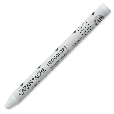 Imagem de Giz de Cera Aquarelável Caran d'Ache Neocolor II Branco 001
