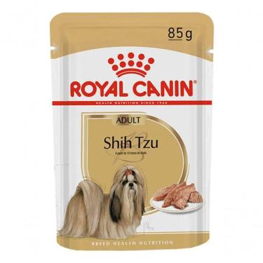 Imagem de Ração Úmida Sachê Royal Canin Shih Tzu Cães Adultos Bege 85G 1 Unidade
