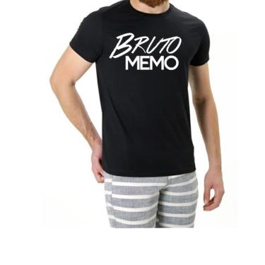 Imagem de Camiseta Masculina bruto memo 100% algodão