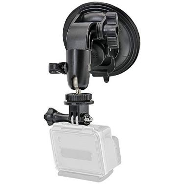 Imagem de Suporte de para-brisa para carro de câmera resistente com adaptador 1/4-20 para GoPro Hero Series e todas as câmeras