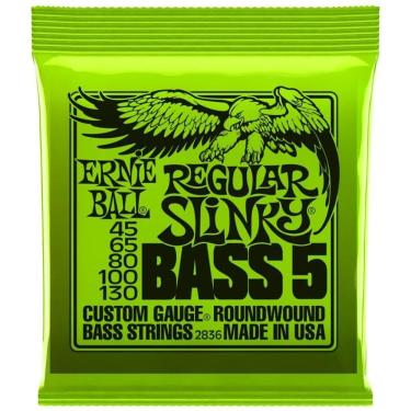 Imagem de Encordoamento Baixo 5C Ernie Ball Regural Slinky 045.130