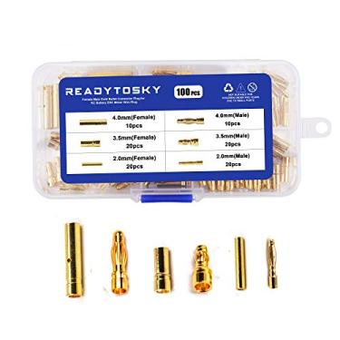 Imagem de RC Bullet Connectors 2mm 3.5mm 4mm Gold Plated Banana Plug for RC Battery ESC Motor Wire(100PCS)