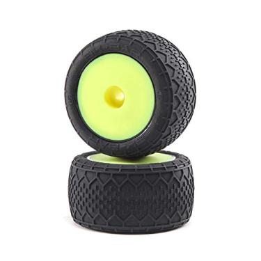 Imagem de Losi 1/18 BK Bar Frontal/Traseira 1,4 Pneus pré-montados, 12 mm Hex, Amarelo: Mini-T 2.0, LOS41008