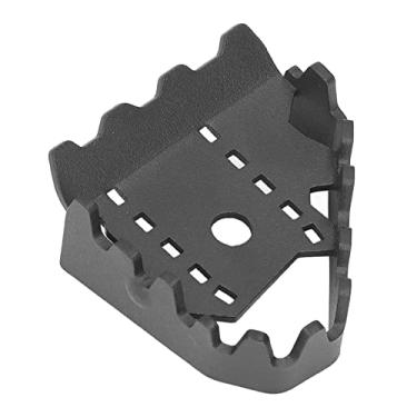 Imagem de Peg de aumento de freio de motocicleta, abertura de molde CNC Operação flexível Extensor de pedal de freio de motocicleta traseiro para modificação(Preto)