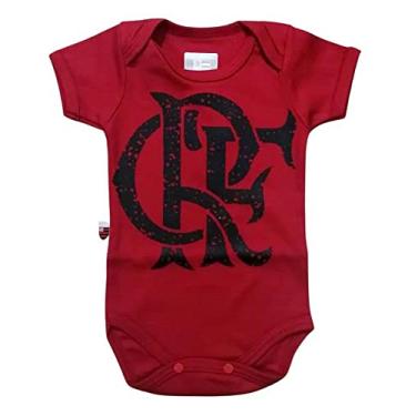 Imagem de Body Bebê Flamengo Vermelho Escudo Oficial