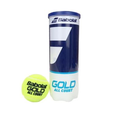 Imagem de Bola De Tênis Babolat Gold All Court Tubo 3 Bolas